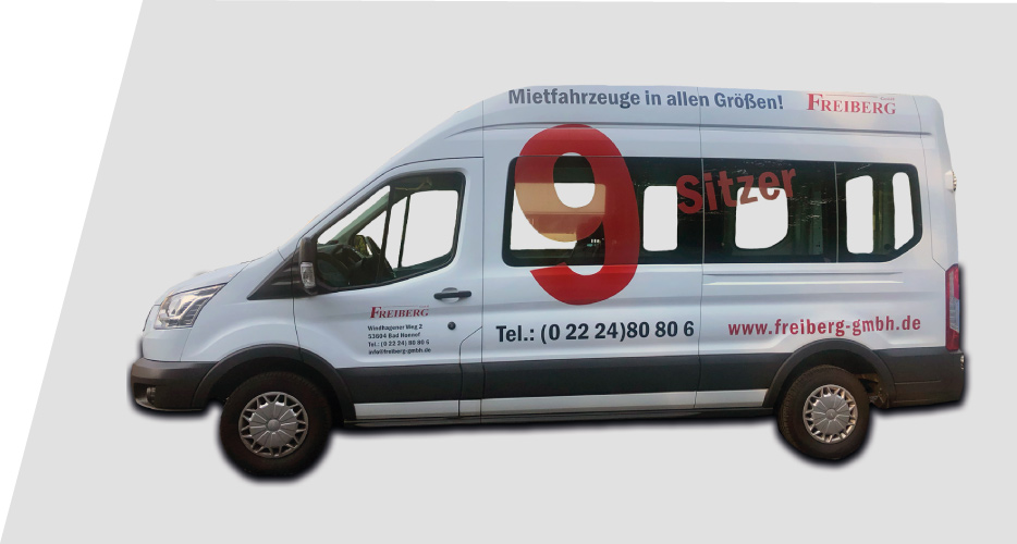 9-Sitzer Mietwagen