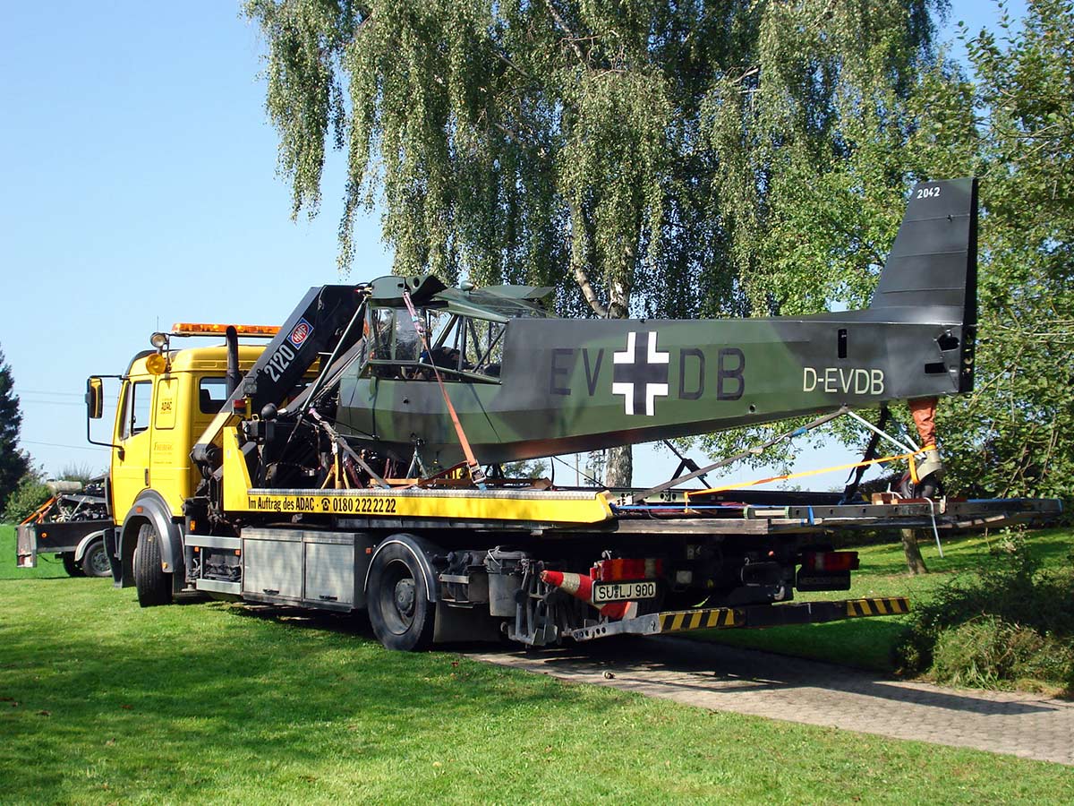 Abschleppen Flugzeug